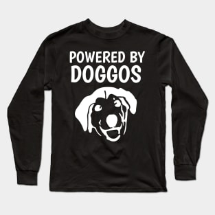 powered by doggos Long Sleeve T-Shirt